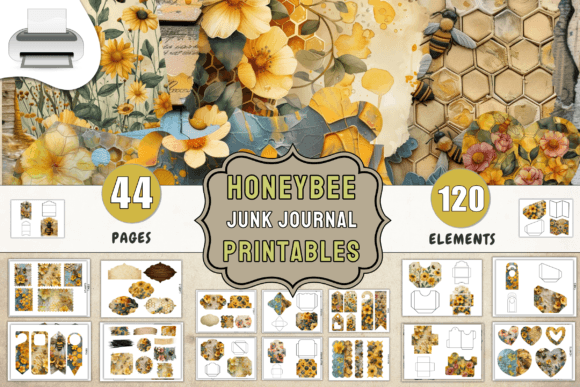 Download Honeycomb Junk Journal Printables - Premium Resources